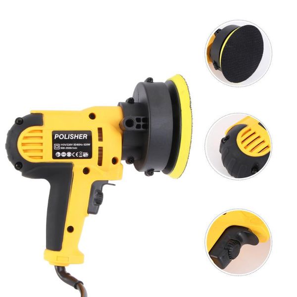 

vertical car waxing machine electric polisher handheld automotive waxer kit with eu plug care products