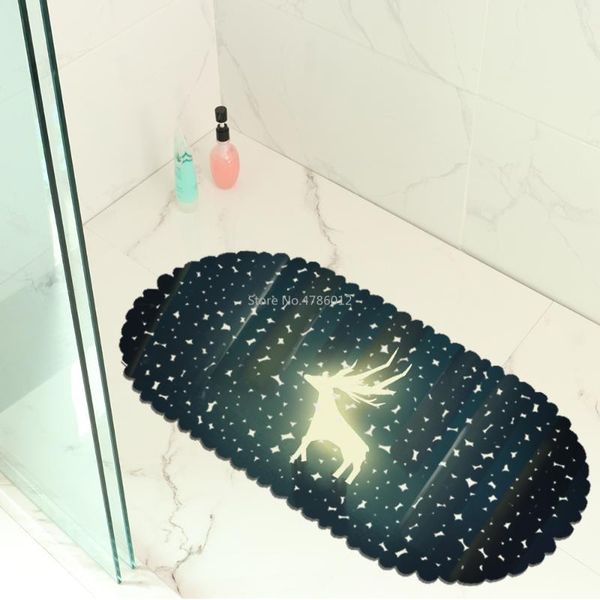 

bath mats elk figure balcony bathroom mat hydrophobic anti-skid door swimming pool public place non-slip