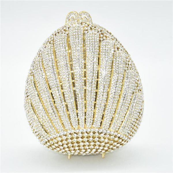 

evening bags ladies casual chain crossbody bag shoulder for party rhinestone metallic diamonds bridal luxury wedding