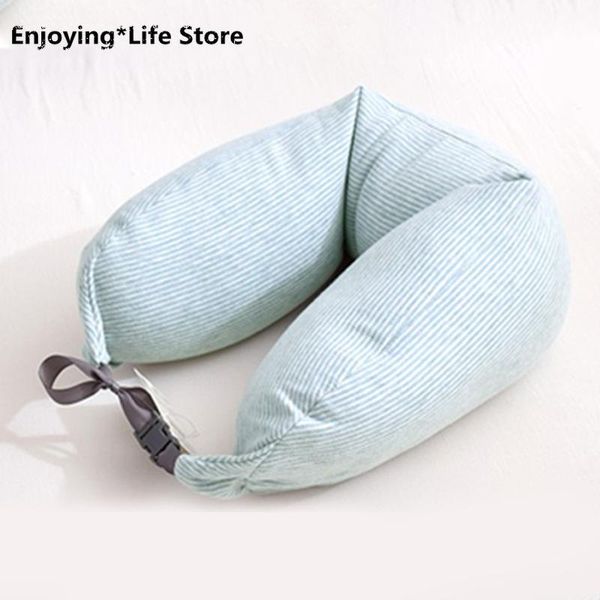 

pillow good product u-shaped neck fine particle nap travel airplane use