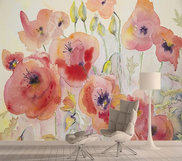 

wallpapers po mural wall paper papers home decor red rose murals for living room bedroom walls improvement wallpaper