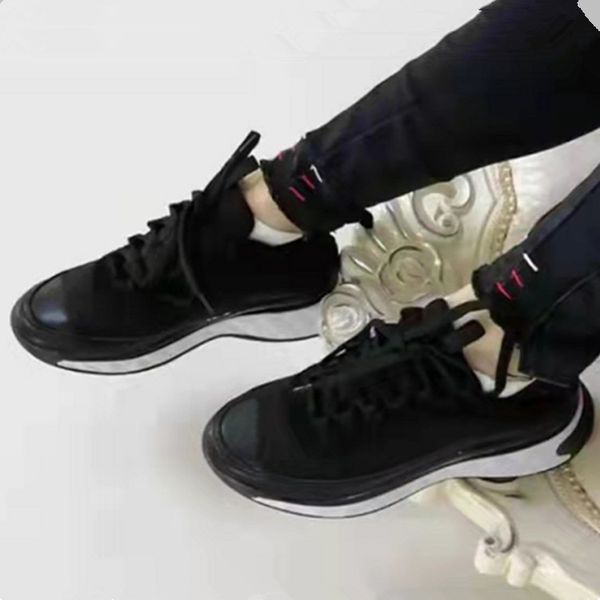 

fashion triple s women shoes breathable platform sneakers real leather black white bred trainers spring autumn sports running outdoor comfor
