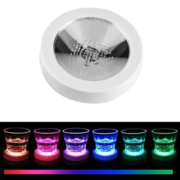 Strings LED LED Gravity Sensor Table tapetes Drink Placemats Creative Coffee Caneca Coasters Plashing Mat for Club Bar Party