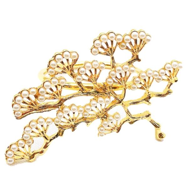 

10pcs/lot el western napkin buckle metal pine ring rings alloy diamond