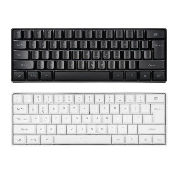 

ice code dik61 bluetooth wired wireless mechanical keyboard mobile phone tablet t5ua keyboards