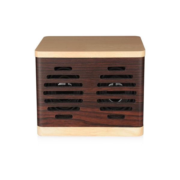 

wooden retro bluetooth speaker wireless portable speakers phone function 3000mah o home stereo music player