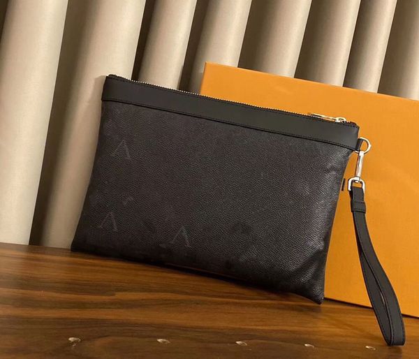 

high-quality men wallets & holders leather three-piece set chain fashion with box size: 29*20*1.5cm136, Brown;gray
