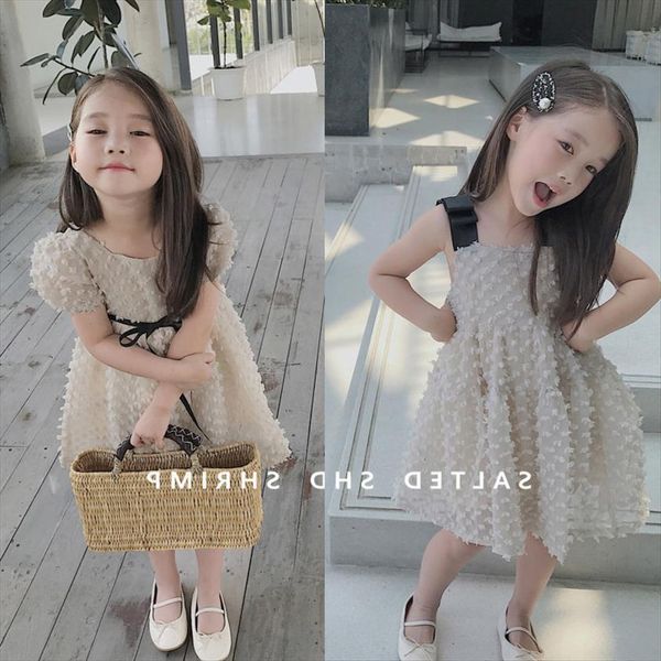 

spring arrival girls princess dress, Red;yellow