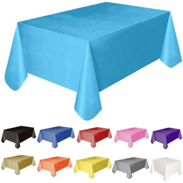 

table cloth 1pc environmentally friendly disposable party wedding tablecloth set catering meal tableware rectangular