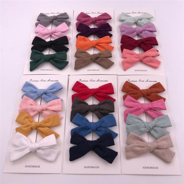 

hair accessories 6 set girls cute plaid bow hairpins for kids children sweet headband clip barrettes fashion, Slivery;white