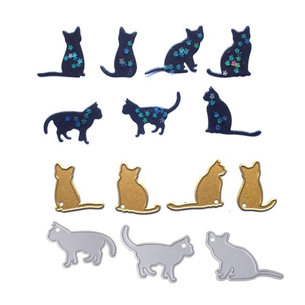 

painting supplies cats metal cutting dies stencil scrapbooking diy stamp paper card embossing decor craft