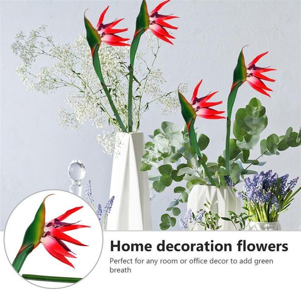 

artificial flower bird of paradise strelitzia faux plastic home decor decorative flowers & wreaths