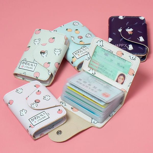 

card holders wallet large capacity certificate purse carteira masculina, Brown;gray