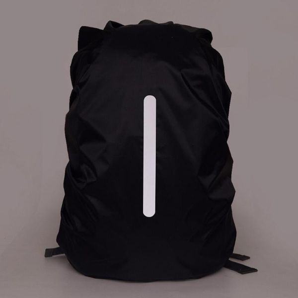 

outdoor bags reflective waterproof backpack dust rain cover sport night cycling safety light raincover case bag camping hiking #yj
