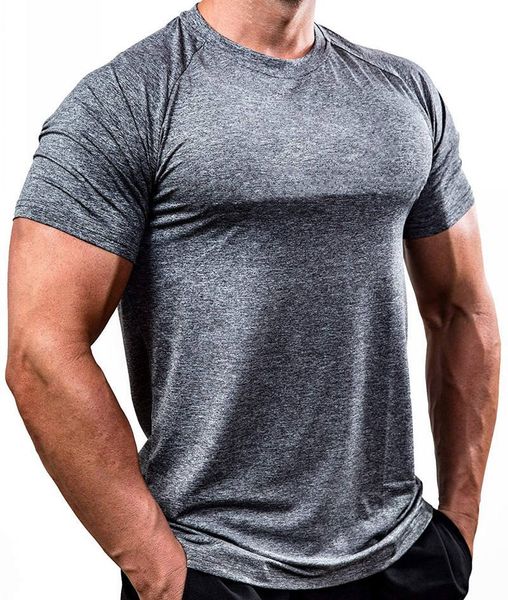 

quick dry compression sport t-shirt tight short sleeve men t shirt tees 3xl, White;black