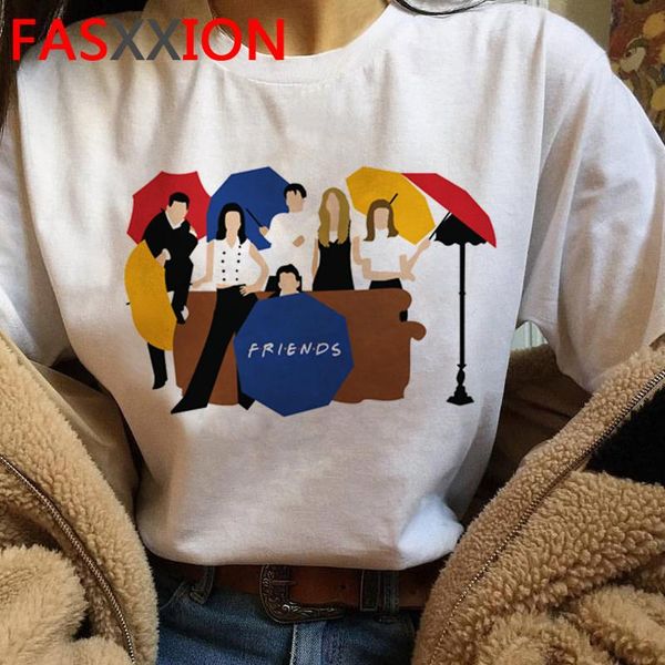 

friends tv show tees clothes women graphic grunge white t shirt print tshirt women's t-shirt