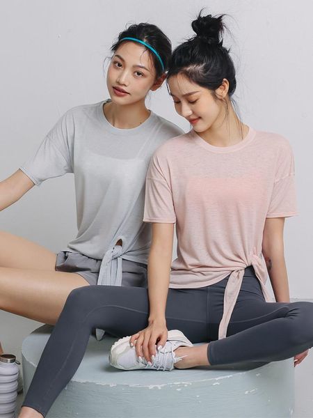 

running jerseys sports t-shirt quick drying clothes women's lightweight breathable short sleeve yoga jacket blouse workout, Black;blue