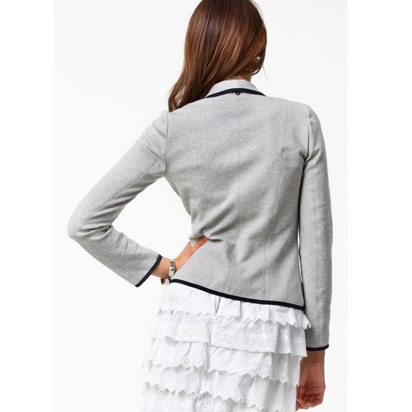 

Women's Jackets S-6XL Plus Size Autumn Thin Jacket Women Short Coats Button Outwear Fashion Turn-down Collar Female Elegant Slim Clothes 8N40, Black;brown