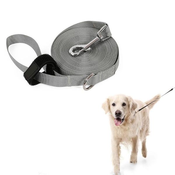 

dog collars & leashes training leash professional rope chain traction belt outdoor pet tracking 15ft 30ft