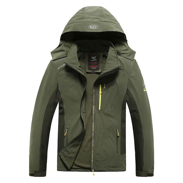 

winter jacket warm men's us 4xl ru 64 windbreaker waterproof size 5xl 6xl 7xl 8xl hooded fleece thermal male jackets, Black;brown