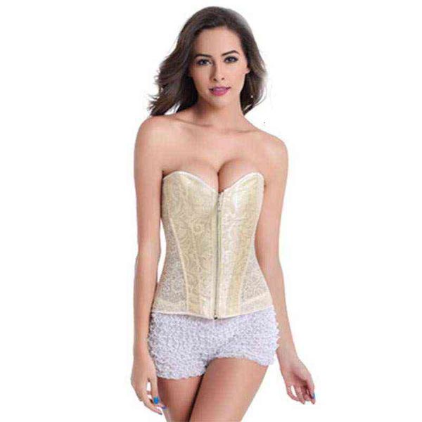 

luxury women's shapers 8558 lace steel bone body shaping cloth abdominal court corset, Black;white
