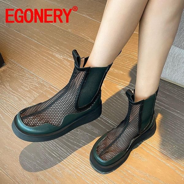 

summer women leisure sandals style gauze short boots concise comfortable solid color thick bottom fashion, Black
