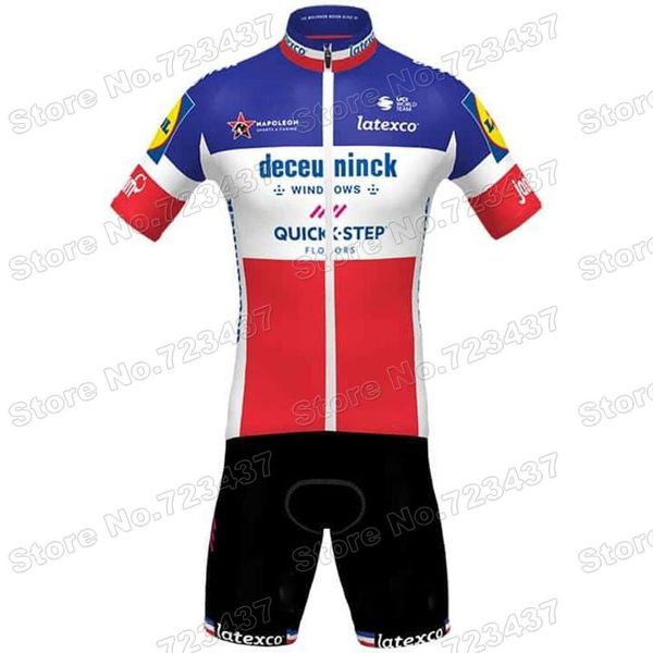 

quick step cycling skinsuit france race bodysuit road bike jersey set clothing rompers jumpsuit maillot racing sets, Black;blue