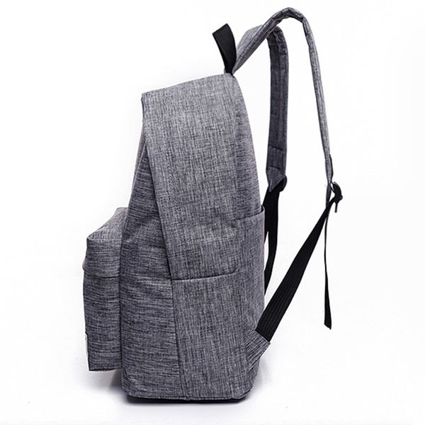 

women men male canvas black backpack college student school backpack bags for teenagers mochila casual rucksack travel daypack k726