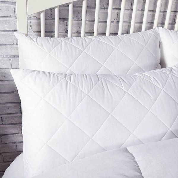 

pillow extra filled el quality quilted, satin stripe and bounce back bed pillows
