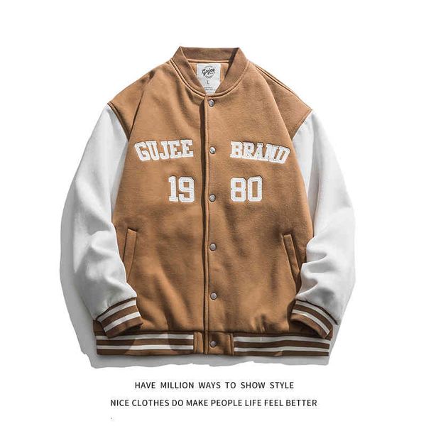 

men's jackets male and female pilot baseball jacket, spring autumn embroidered letter university loose jacket, campus couple,, Black;brown