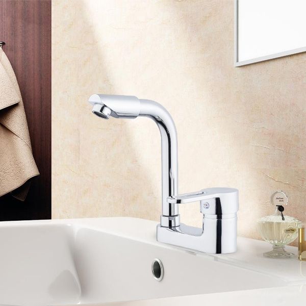 

bathroom sink faucets double hole single handle basin faucet and cold water brass rotatable head washbasin