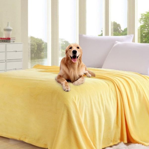 

dog houses & kennels accessories coral fleece pet puppy blanket sleeping bed mat practical cushion products cat
