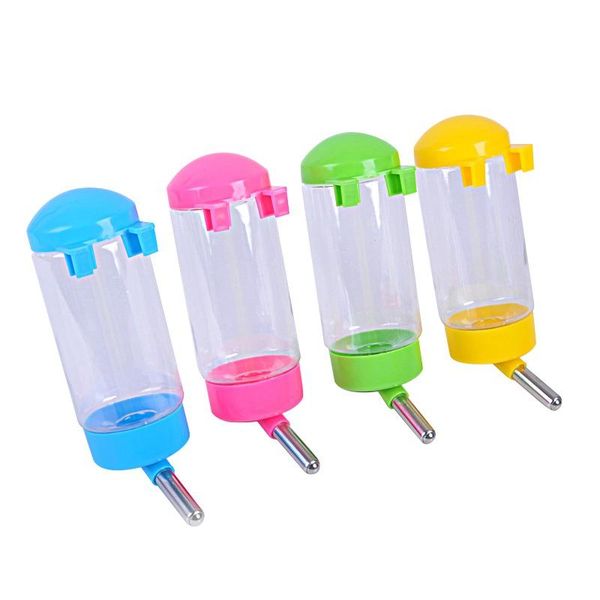 

dog bowls & feeders plastic hamster water bottle dispenser feeder hanging pet guinea pig squirrel drinking head pipe fountain