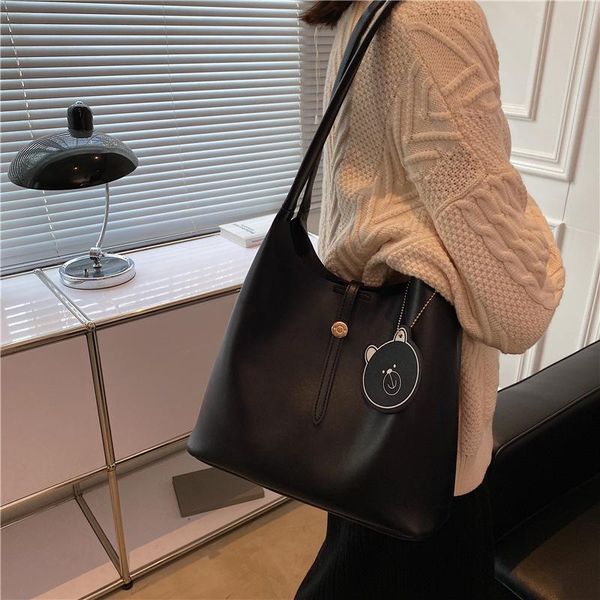 

evening bags one-shoulder handbags hit color simple portable 2021 messenger bag picture-mother large-capacity girl fashion handbag