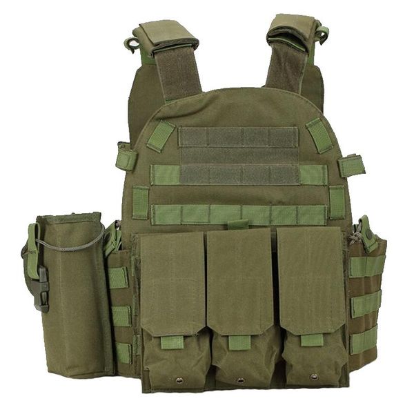 

tactical accessories hunting plate carrier vest outdoor camouflage paintball cs military men's molle body armor jackets, Camo;black