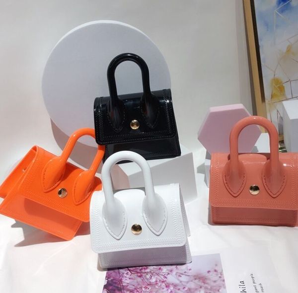 Miúdos bolsas carteiras de bebê bolsa colorida crianças bolsas geléia sacos mini saco pvc tote bolsas de fábrica atacado