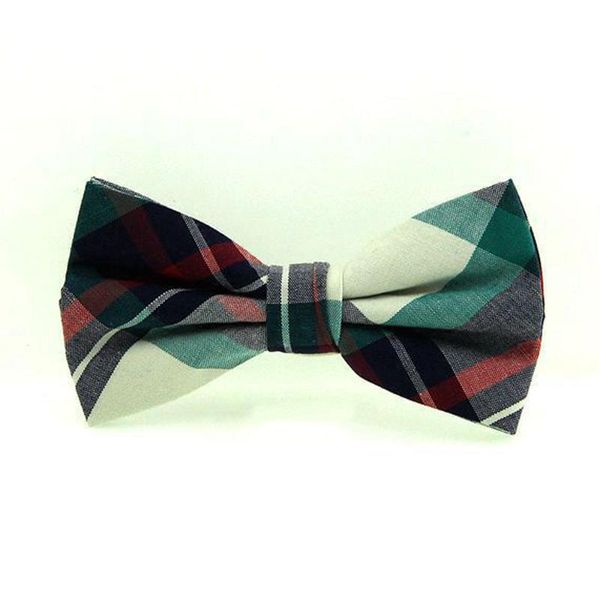 

bow ties huishi fashion casual men cotton tie mens bowtie for butterfly cravat plaid and checks tuxedo necktie, Black;gray