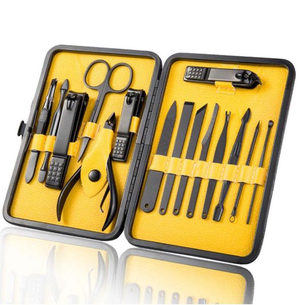 

1set professional pruning nail clippers cutting pliers set alloy eagle hook portable manicure skin clipper tool art kits