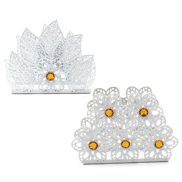 

napkin rings metal holder paper dispenser tissue rack home party dining table decor