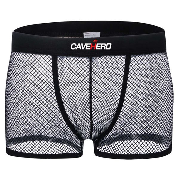 

underpants size large mesh men's boxer underwear, Black;white