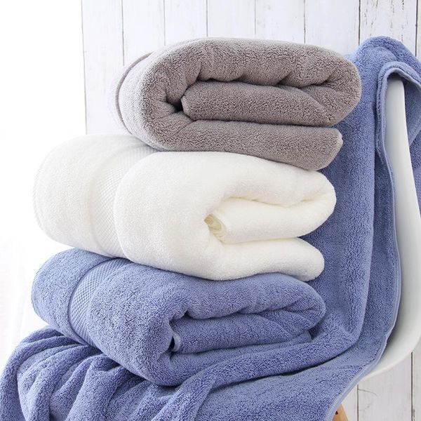 

plus size thickening cotton bath towel 80*160cm quick dry large towels home el