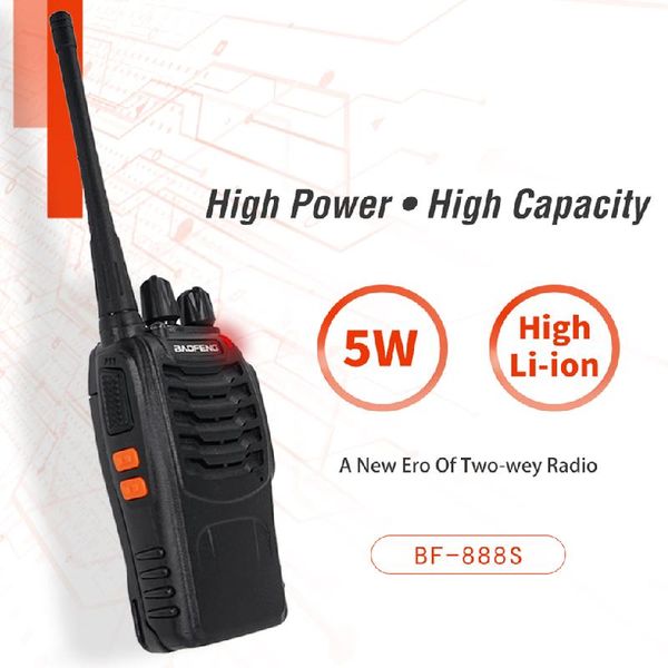 

walkie talkie 3pcs baofeng bf 888s two way radio bf-888s 6km 5w portable cb ham handheld hf transceiver interphone bf888s