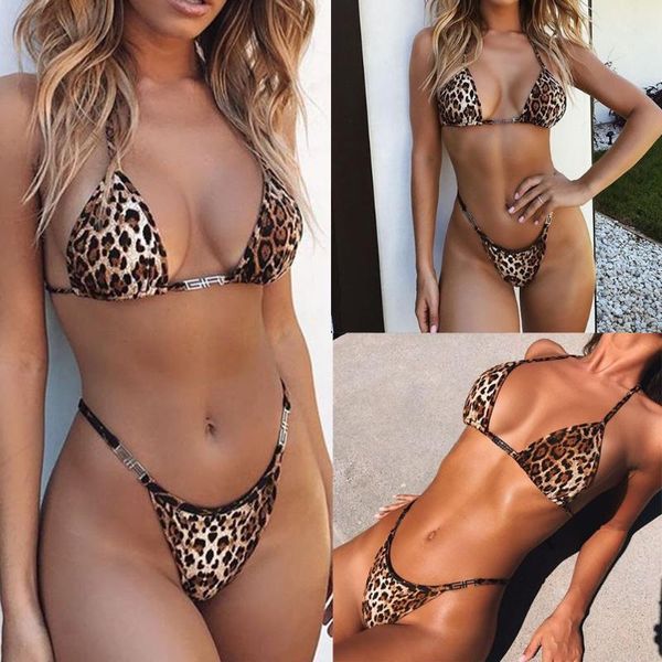 

high waist bikini 2021 leopard women push up swimsuit fashion printed swimwear biquini summer swim beachwear female women's, White;black