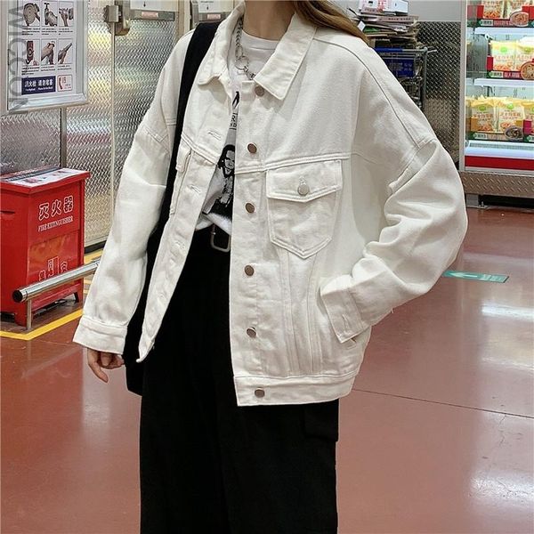 

women's jackets 2021 spring and autumn solid color women coats temperament denim jacket fashionable for ladies, Black;brown