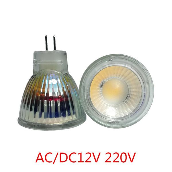 

bulbs est dimmable mr11 cob led spotlight 7w ac/dc12v 110v 220v smart ic suprt bright cold/nature/warm white bulb lamp