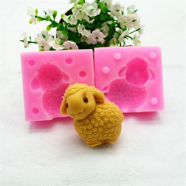 

cake tools baking cookies moulds silicone mold three-dimensional lamb shape modeling chocolate mousse fondant