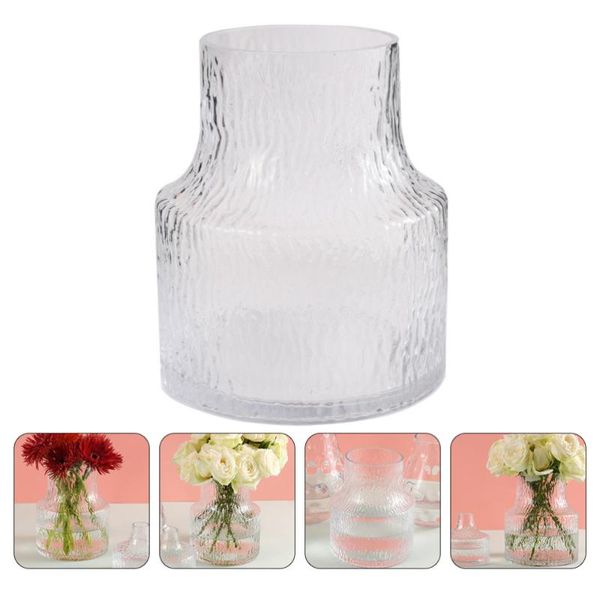 

vases 1pc transparent glass vase home decorative deskornament