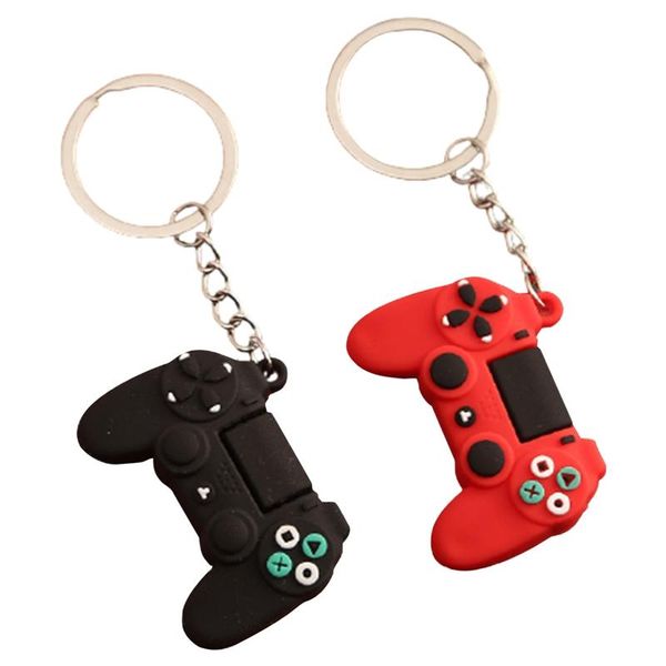 

keychains game controller keychain video gaming keyring gamer gift accessories, Silver