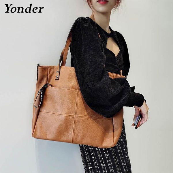

cross body soft cow leather tote shoulder bag women's large genuine handbags big ladies hand bags casual sac a main femme 2021