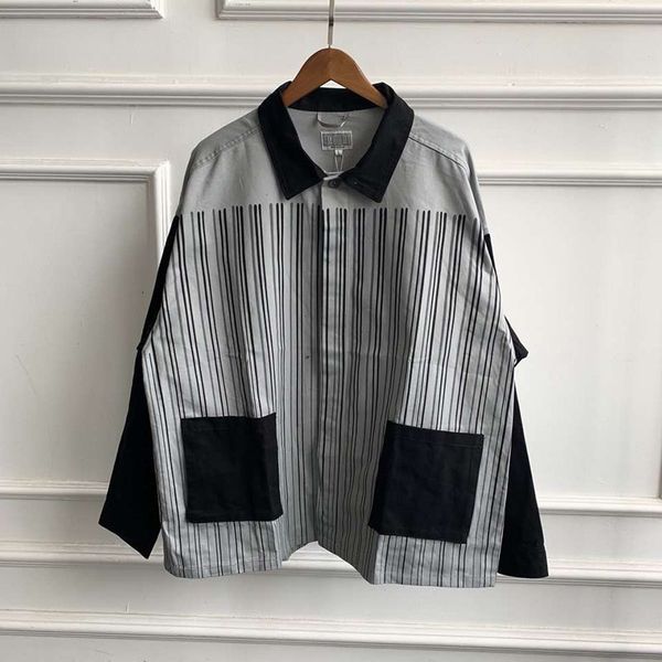 

women's blouses & shirts long manly shirt retro-washed fashion ec knight empt mouth loose casual hip hop cavempt, White